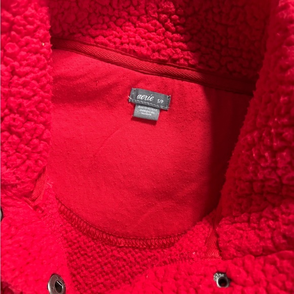 Aerie Half-Button Sherpa Pullover (last photo for fit reference) - Picture 4 of 6